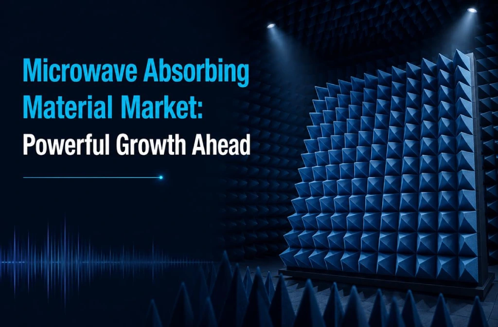 Microwave Absorbing Material Market: Powerful Growth Ahead-RF pyramidal absorber panels inside an anechoic chamber